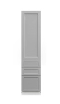 Mallroca Dolphin Gray Shaker - 18"W × 90"H Tall Pantry Cabinet