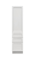 Mallorca White Shaker - 18"W × 90"H Tall Pantry Cabinet