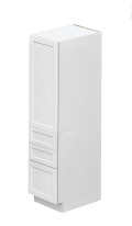 Mallorca White Shaker - 18"W × 90"H Tall Pantry Cabinet