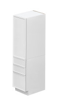Shady Slim White Shaker - 18"W × 90"H Tall Pantry Cabinet