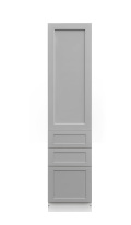 Mallroca Dolphin Gray Shaker - 18"W × 96"H Tall Pantry Cabinet