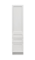 Mallorca White Shaker - 18"W × 96"H Tall Pantry Cabinet