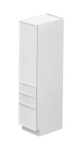 Shady Slim White Shaker - 18"W × 96"H Tall Pantry Cabinet