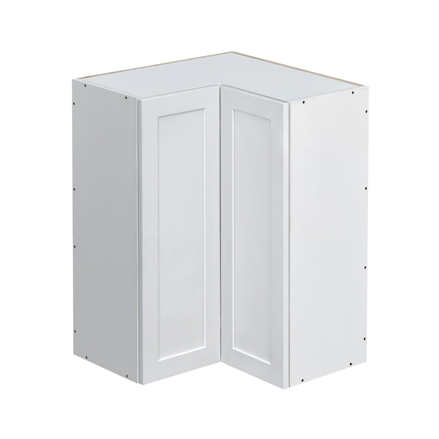 Mallorca White Shaker - 30"W Diagonal Corner Wall Cabinet