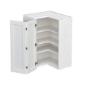Mallorca White Shaker - 36"W Diagonal Corner Wall Cabinet