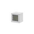 Mallorca White Shaker - 15"W x 15"H Glass Door Wall Cabinet