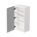 White Box Gray Slim - 21"W × 36"H Standard Wall Cabinet 1-Door 3-Adjustable shelves