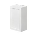 White Shaker - 21"W × 36"H Standard Wall Cabinet 1-Door 3-Adjustable shelves