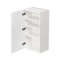 White Shaker - 21"W × 36"H Standard Wall Cabinet 1-Door 3-Adjustable shelves