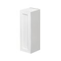 White Shaker - 9"W × 36"H Standard Wall Cabinet 1-Door 3-Adjustable shelves
