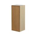 Shady Slim Oak - 12"W × 36"H Standard Wall Cabinet 1-Door 3-Adjustable shelves