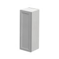 White Box Gray Shaker - 9"W × 36"H Standard Wall Cabinet 1-Door 3-Adjustable shelves