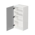 White Box Gray Shaker - 21"W × 36"H Standard Wall Cabinet 1-Door 3-Adjustable shelves