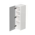 White Box Gray Slim - 9"W × 36"H Standard Wall Cabinet 1-Door 3-Adjustable shelves