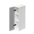 White Box Gray Slim - 9"W × 30"H Standard Wall Cabinet 1-Door 2-Adjustable Shelves