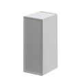 White Box Gray Slim - 12"W × 30"H Standard Wall Cabinet 1-Door 2-Adjustable Shelves