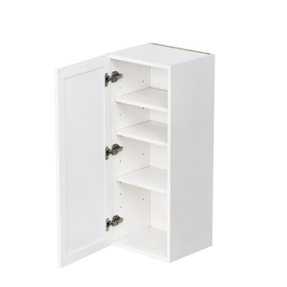 White Shaker Base Cabinet 1-Door 3-Adjustable shelves