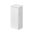 Slim White Shaker - 12"W × 36"H Standard Wall Cabinet 1-Door 3-Adjustable shelves