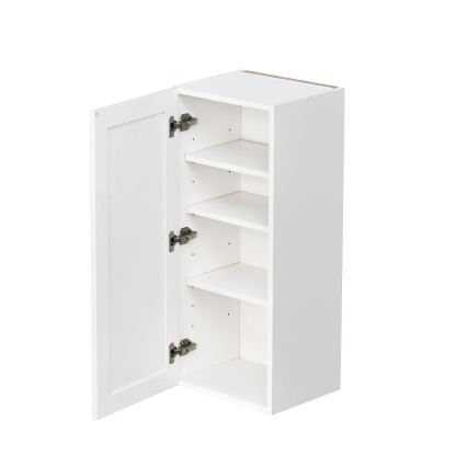 Mallorca White Shaker - 15"W × 36"H Standard Wall Cabinet
