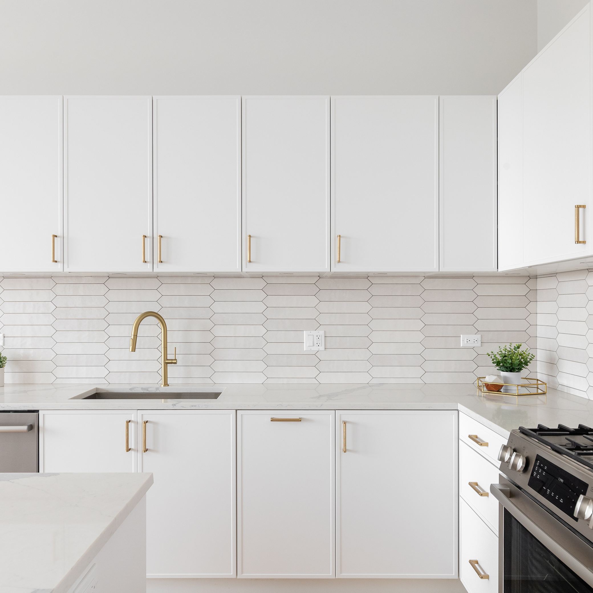 Shady Collection - Slim White Shaker Sample Door