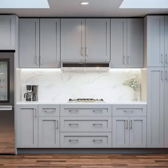 Franco Collection Gray Shaker (Framed) Sample Door