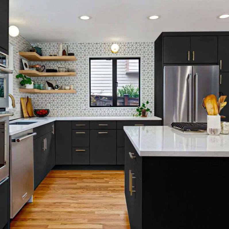 Aspen Collection Raven Solids (Frameless) Sample Door