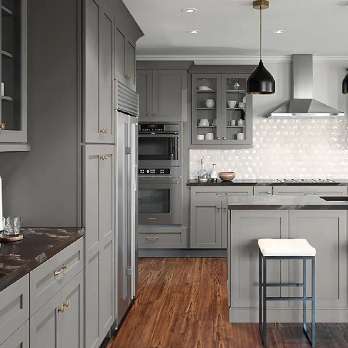 Mallorca Collection Dolphin Gray (Frameless) Sample Door