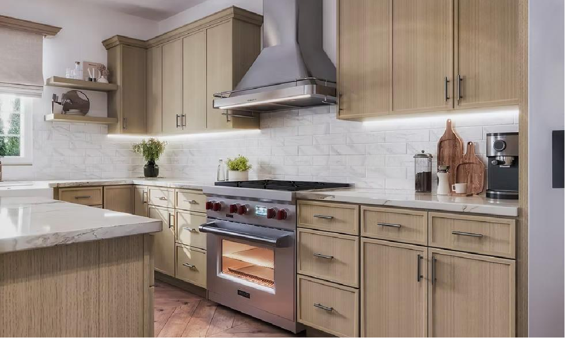 Natural Box Oak Slim - 36"W Drawer Base Cabinet 2-Drawers