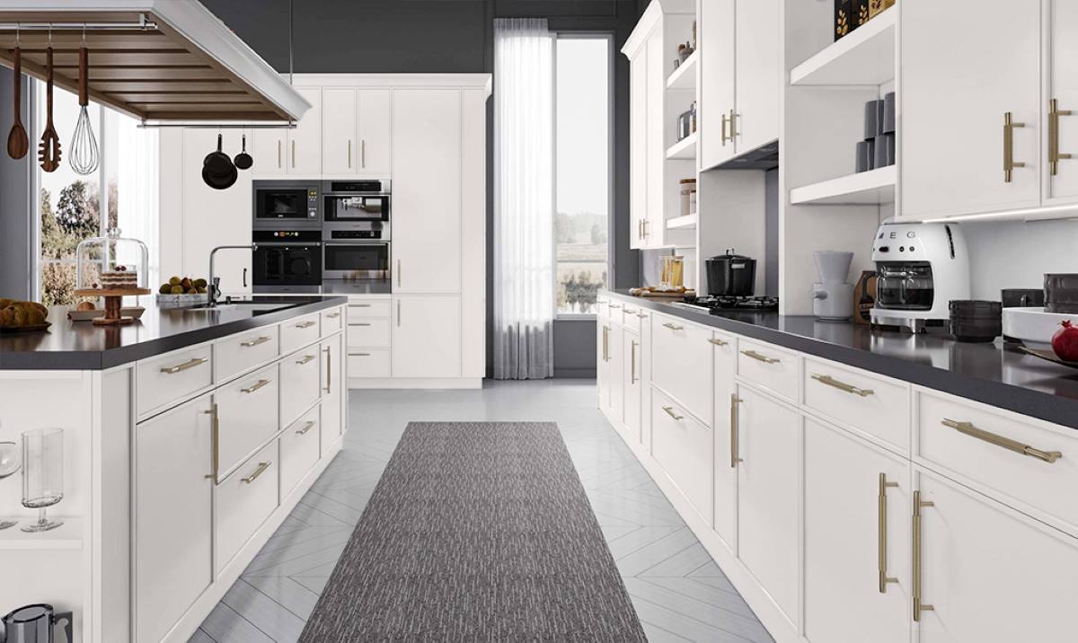 Slim White Shaker - 24"W Standard Base Cabinet