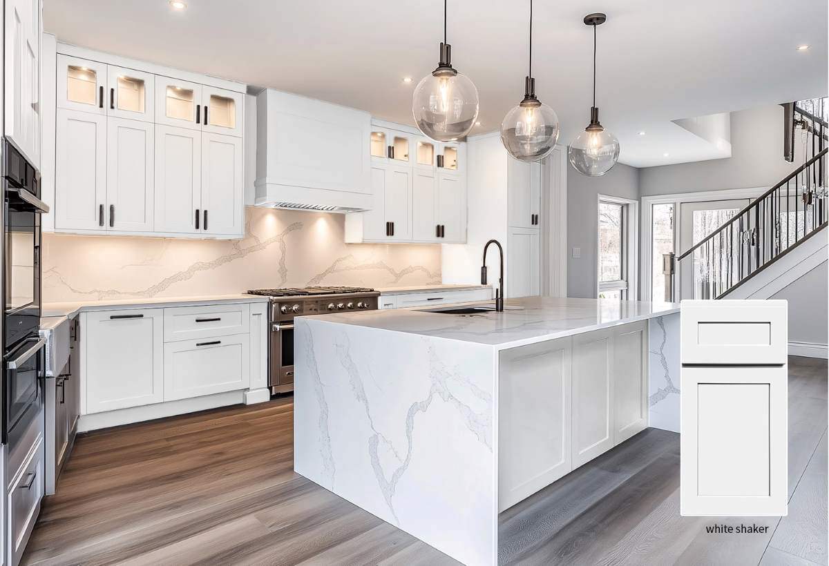 Franco Collection White Shaker (Framed) Sample Door