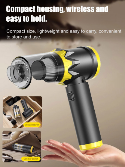 Wireless car and home dual-purpose vacuum cleaner