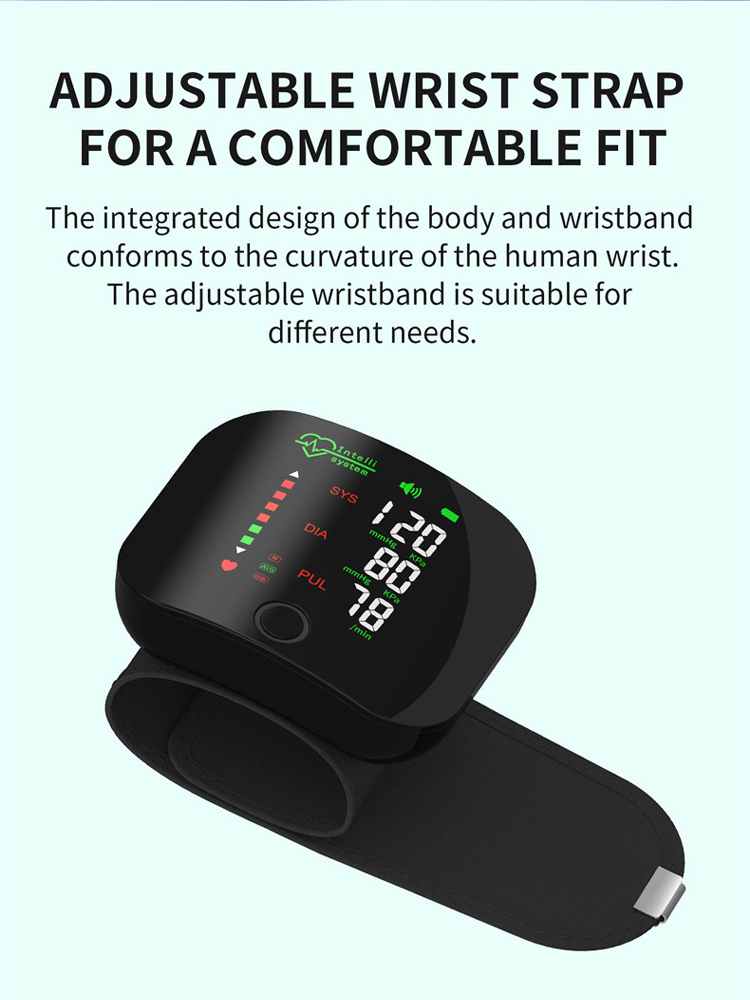 Blood pressure monitor on the wrist👴👵Check BP & Sugar instantly at home.