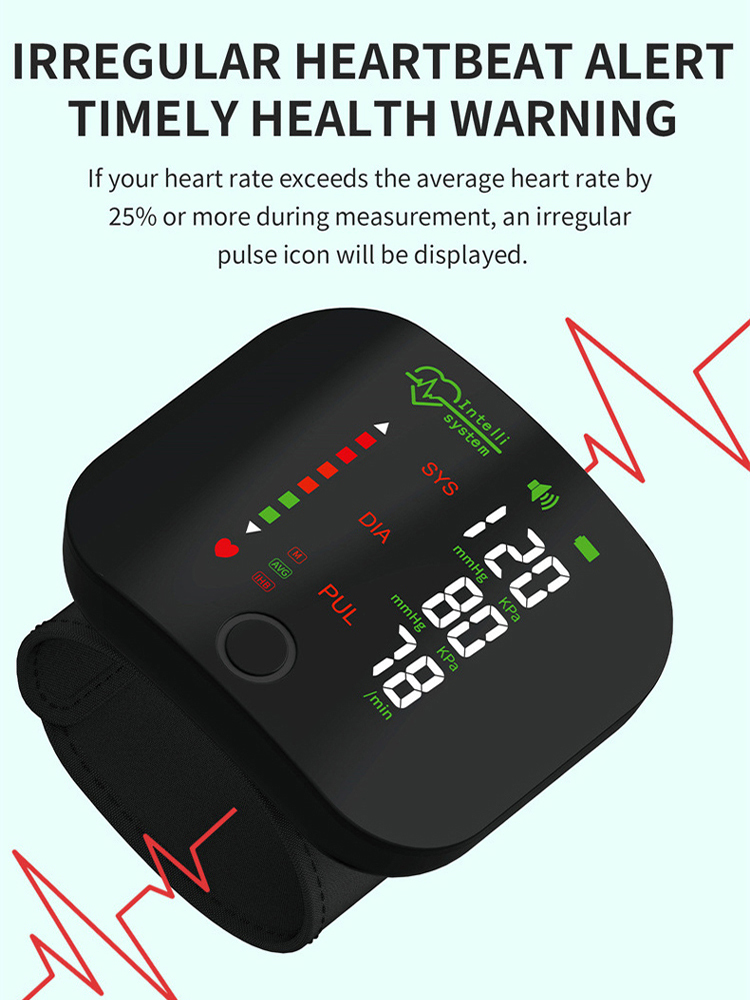Blood pressure monitor on the wrist👴👵Check BP & Sugar instantly at home.