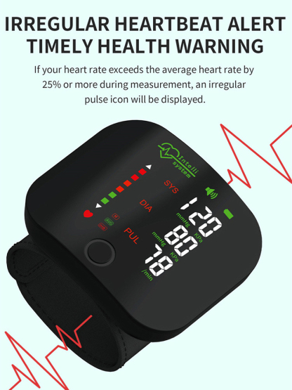 Blood pressure monitor on the wrist👴👵Check BP & Sugar instantly at home.