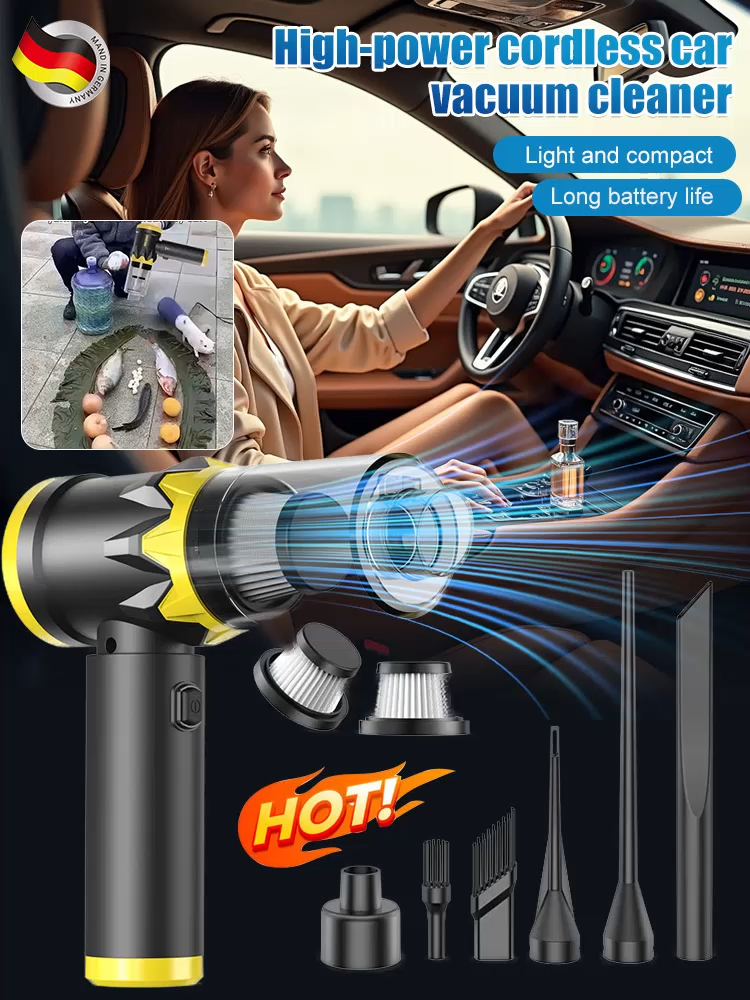 Wireless car and home dual-purpose vacuum cleaner