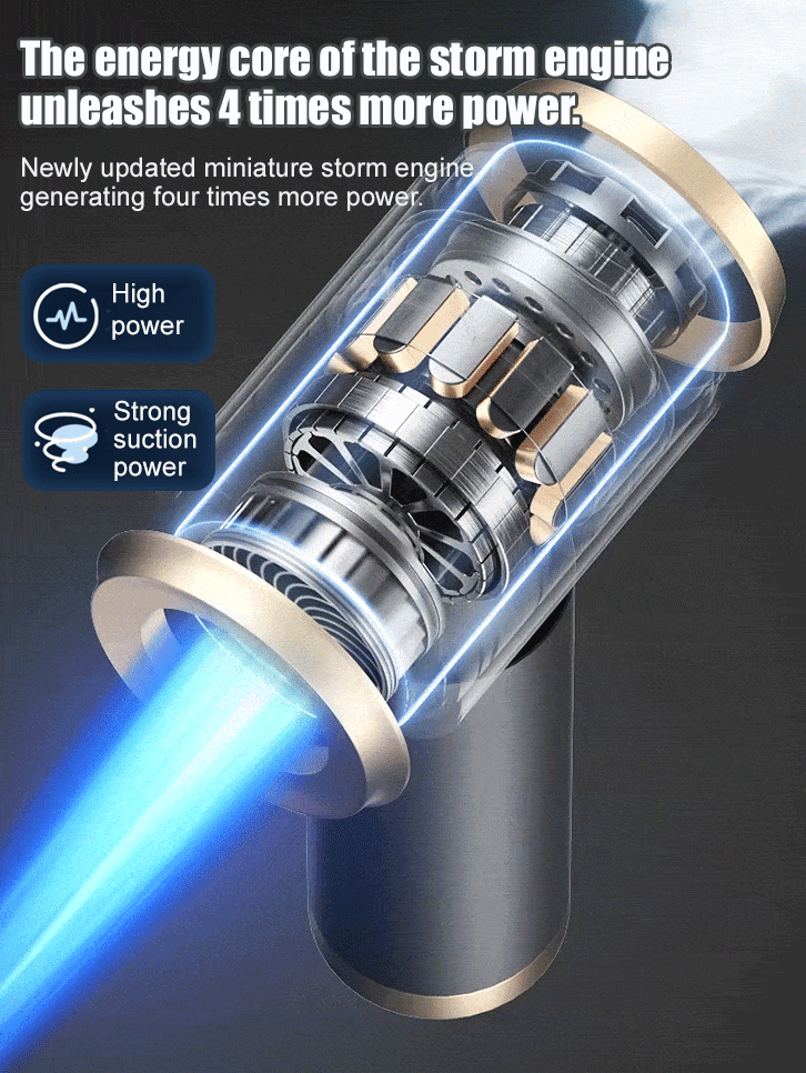 Wireless car and home dual-purpose vacuum cleaner