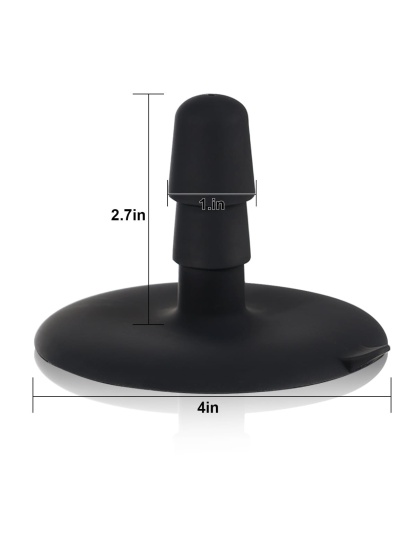 11" x 2.7" Extra Thick Dildo With Swinging Balls & Vac U Lock Suction Cup