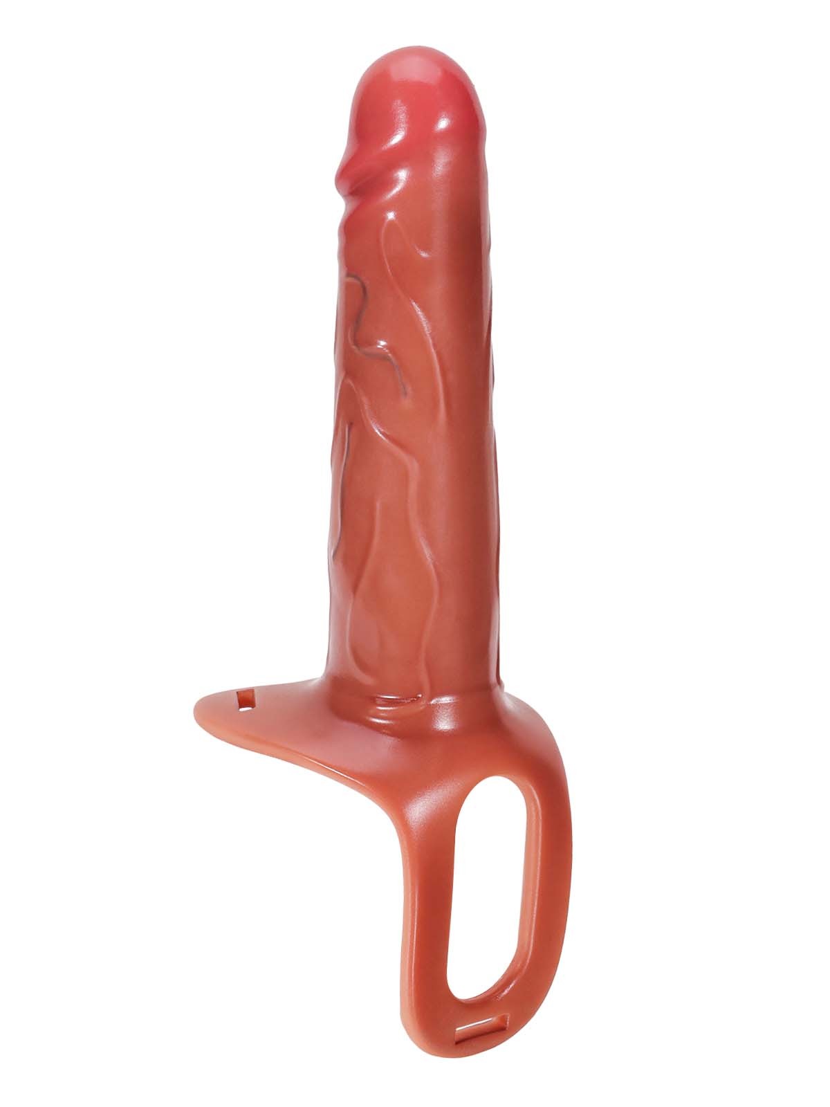 Adam 7.4” x 1.7” Wearable Sliding Skin Penis Sleeve For ED Extender S/M/L Size