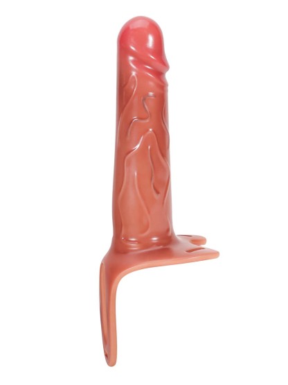 Adam 7.4” x 1.7” Wearable Sliding Skin Penis Sleeve For ED Extender S/M/L Size