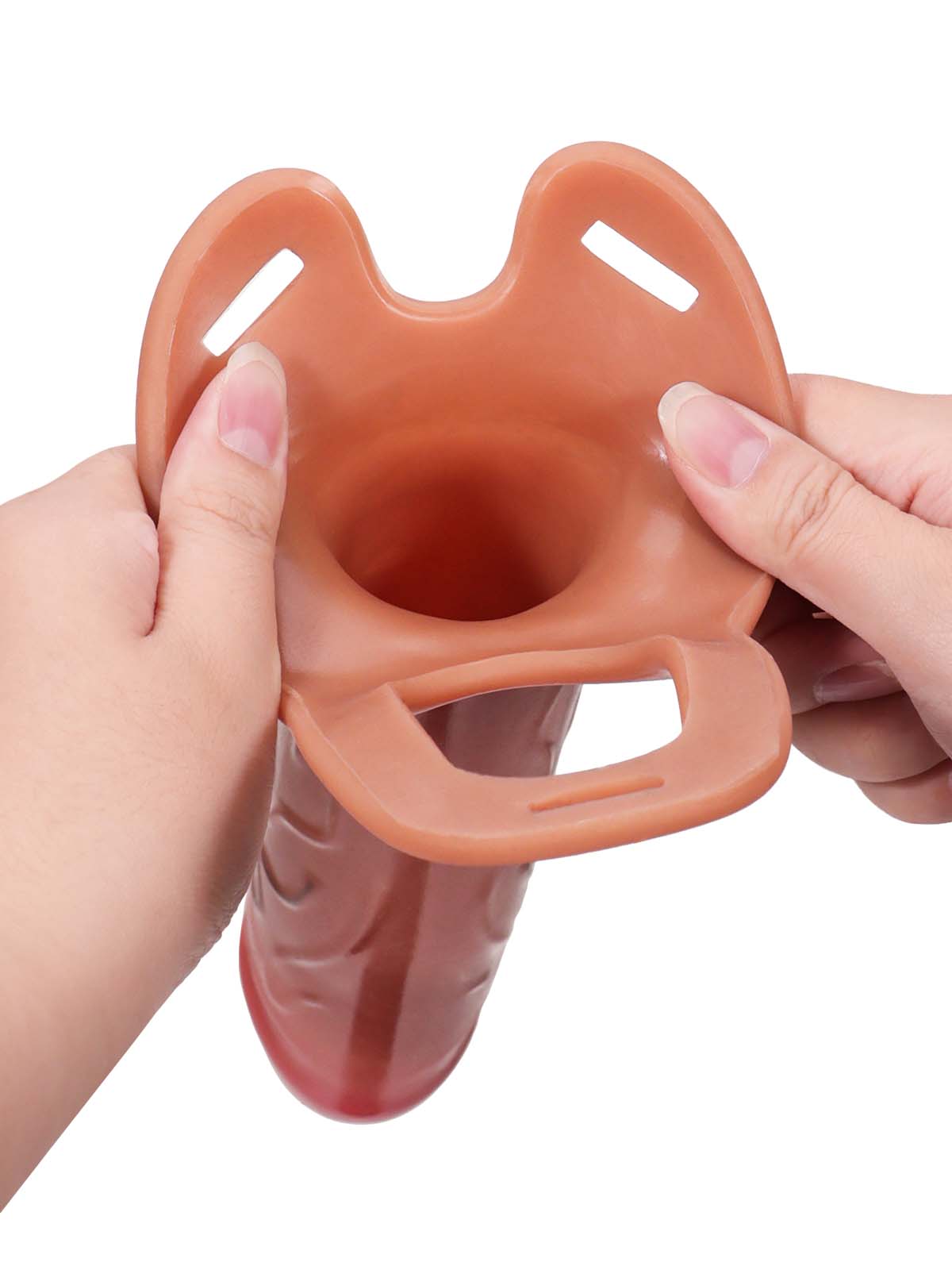 Adam 7.4” x 1.7” Wearable Sliding Skin Penis Sleeve For ED Extender S/M/L Size