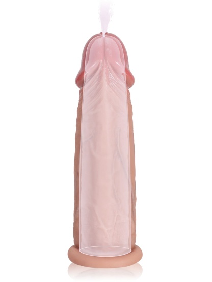 Billy 6" x 1.5" Brown Realistic Open Ended Penis Sleeves