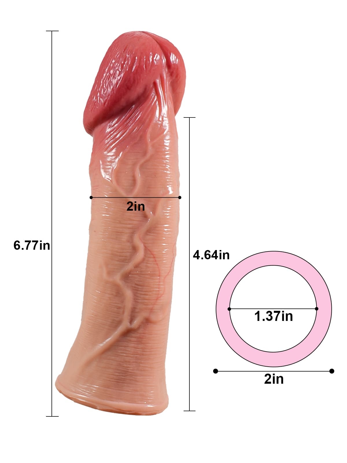 Balboa 6.7" Length x 4.1" Girth