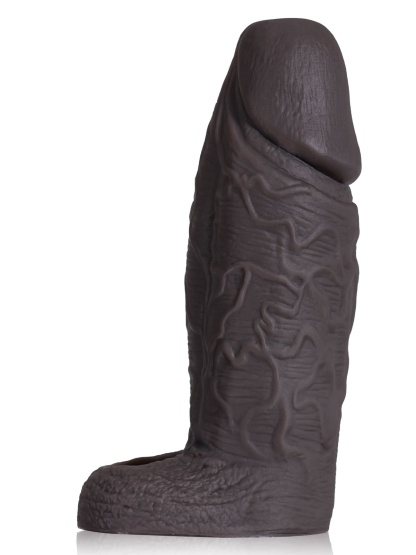 Luke 6.3" x 2.2" Black Fat Cock Sleeve