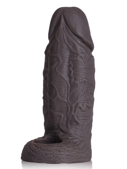 Luke 6.3" x 2.2" Black Fat Cock Sleeve