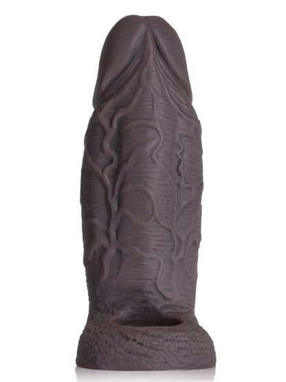 Luke 6.3" x 2.2" Black Fat Cock Sleeve