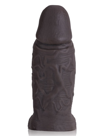 Luke 6.3" x 2.2" Black Fat Cock Sleeve