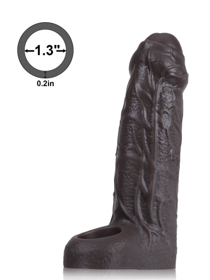 Marcus 6.6" x 1.8" Black Fat Penis Extender