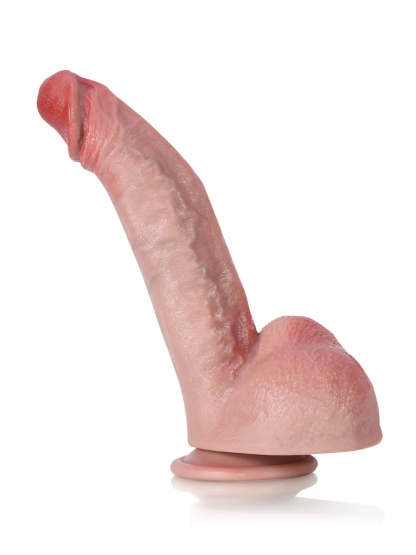 Charlie 9.5" x 2" - Hyper Realistic Dildo With Metal Keel Bendable