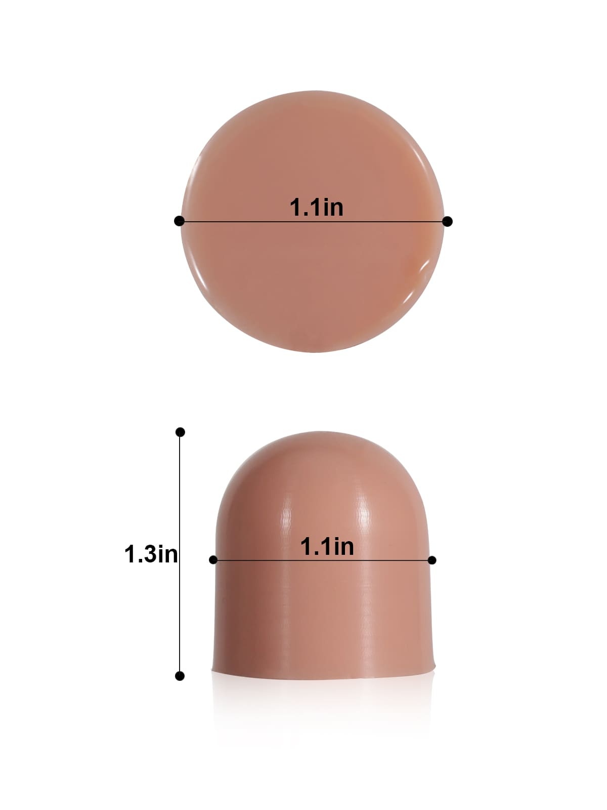 Peter 9" x 2.1" Sliding Skin Realistic Big Cock Sleeve