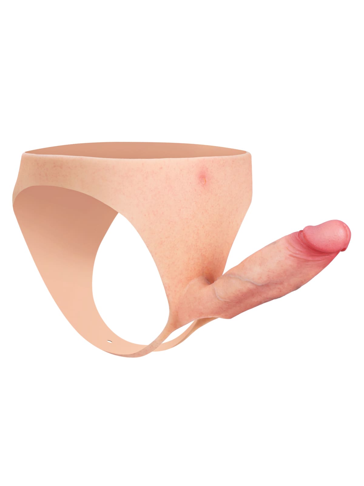 Daenerys 7.8" x 2" Wearable Hollow Strap-On Dildo For Women • For Men • Penis Extension • ED Cock Sleeve